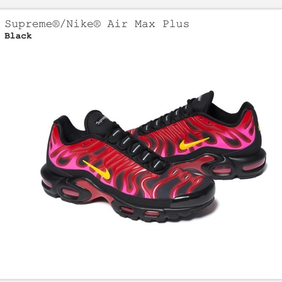 nike supreme shoes red